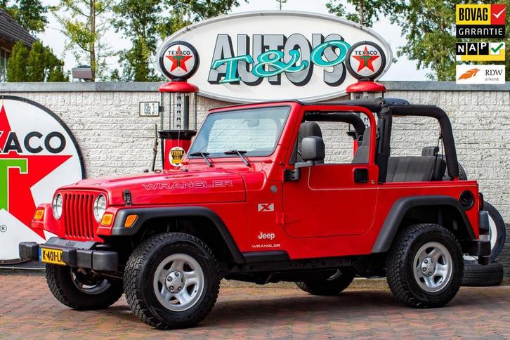 Jeep Wrangler 4.0i 6-cill TJ Youngtimer One Of A Kind!, Auto's, Jeep, Bedrijf, Te koop, Wrangler, 4x4, ABS, Airbags, Airconditioning
