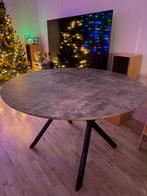 Stijlvolle salon tafel, Huis en Inrichting, Tafels | Eettafels, Gebruikt, 100 tot 150 cm, Rond, Metaal