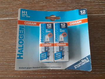 Nieuw in doos H1 halogeen autolampen 2 lampen in verpakking  beschikbaar voor biedingen