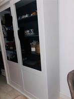 Vitrinekast WOOOD Vince, Huis en Inrichting, Kasten | Buffetkasten, Ophalen of Verzenden, Zo goed als nieuw, 25 tot 50 cm, 200 cm of meer