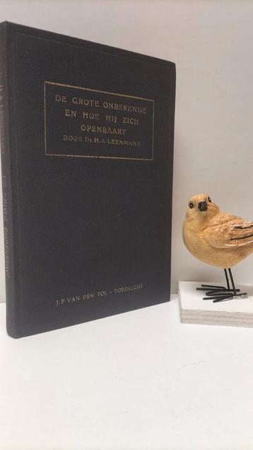 Leenmans, Ds. H.A.; De grote Onbekende en hoe Hij Zich beschikbaar voor biedingen