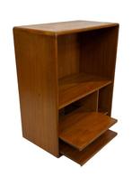 Vintage Dyrlund TV Audio Meubel LP Kast Teak Design, Met plank(en), Gebruikt, Vintage, 25 tot 50 cm
