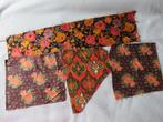 4 restlapjes vintage stof voor maar 1 euro #1, Nieuw, Ophalen of Verzenden, Katoen, Minder dan 30 cm