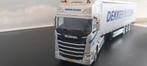 Scania next gen met huiftrailer dekker Rijssen, Hobby en Vrije tijd, Modelauto's | 1:50, Ophalen of Verzenden, Zo goed als nieuw