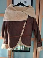 Vintage Shearling Jas - Maat 44, Kleding | Dames, Ophalen of Verzenden, Gedragen, Maat 42/44 (L), Bruin