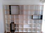 Mooie verfijnde wandkast / boekenkast | Nils Holger Moormann, Ophalen of Verzenden, Zo goed als nieuw, 25 tot 50 cm, 200 cm of meer