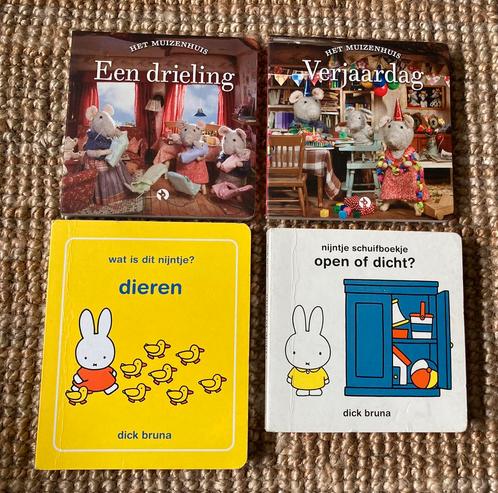 Muizenhuis en Nijntje hard kartonnen boekjes, Boeken, Kinderboeken | Baby's en Peuters, Zo goed als nieuw, Ophalen of Verzenden