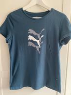 Puma - t-shirt - blauw - maat M, Kleding | Dames, T-shirts, Blauw, Maat 38/40 (M), Puma, Ophalen of Verzenden