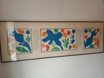 Matisse - Les Coquelicottes poster uitgave SPADEM 1964, Ophalen, Gebruikt, Met lijst, Rechthoekig Liggend