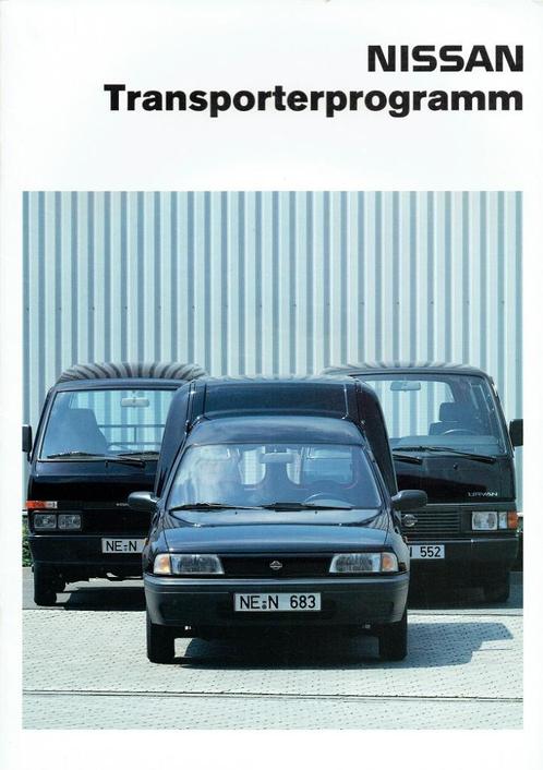 Folder Nissan Transporter Programm (Duitse uitgave - 1994), Boeken, Auto's | Folders en Tijdschriften, Gelezen, Nissan, Verzenden