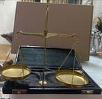 Antieke Balans Weegschaal met Gewichten, Ophalen of Verzenden