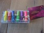 6 neon kleur nagellakjes, nieuw, Nieuw, Toebehoren, Handen en Nagels, Verzenden