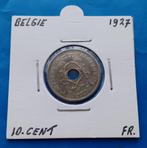 België 10 centiem 1927 (FR), Postzegels en Munten, Verzenden, Overig, Losse munt