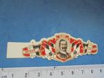 Oude sigarenband portret KAISER Wilhelm II (o), Verzamelen, Ophalen of Verzenden, Zo goed als nieuw, Sigarenbandjes