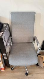 Bureaustoel | lichtgrijs met zilver, Ophalen, Gebruikt, Grijs, Bureaustoel