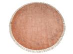 Handmade oriental round wool Nepal carpet modern 210x210cm, Rond, 200 cm of meer, Ophalen of Verzenden, Zo goed als nieuw
