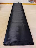 Te koop aangeboden: Satijn feutre, 120 cm of meer, Zwart, Ophalen of Verzenden, Katoen
