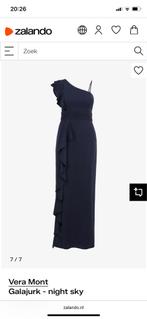 Vera mont jurk met bolero mt 44 nachtblauw, Kleding | Dames, Galajurk, Blauw, Maat 42/44 (L), Ophalen of Verzenden