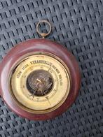 Antieke barometer 1960 eikenhout, Ophalen of Verzenden, Gebruikt