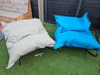 2 Fatboys + 2 Schommelstoelen - Comfort en Stijl!, Huis en Inrichting, Ophalen of Verzenden, Blauw