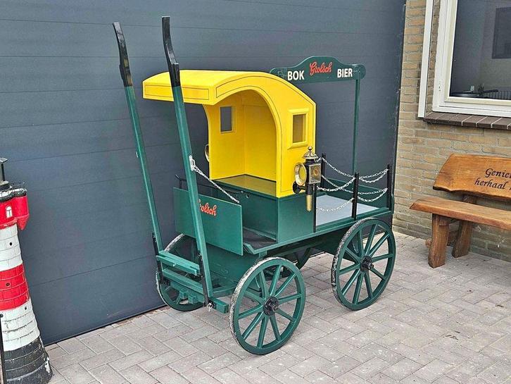 Nieuw Gebouwde Bokkenwagen Hondenkar Handkar met Laadruimte, Dieren en Toebehoren, Schapen, Geiten en Varkens, Geit, Geslacht onbekend