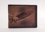 Adelaar eagle portemonnee van leer portefeuille bruin wallet
