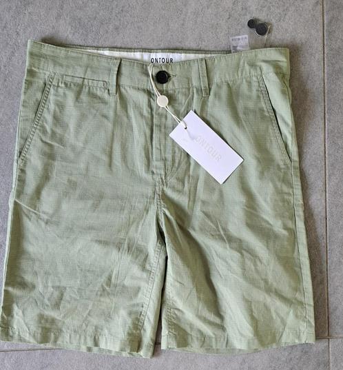 🌿 Mintgroene Ontour Korte Broek Maat 31 – Helemaal Nieuw!, Kleding | Heren, Broeken en Pantalons, Nieuw, Maat 46 (S) of kleiner