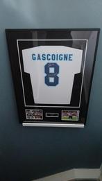 Gesigneerd Paul Gascoigne Engeland shirt, ingelijst, Ophalen of Verzenden