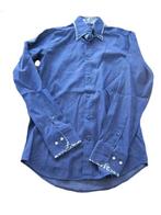 Blumfontain blouse overhemd blauw s, Blauw, Halswijdte 38 (S) of kleiner, Zo goed als nieuw, Schipluidenlaan 20 5035KJ Tilburg