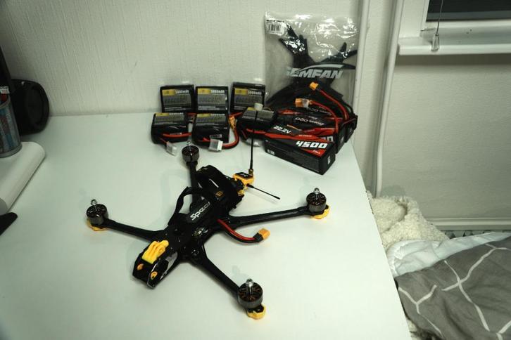 Te koop / ruil: 8" Long Range FPV Drone Build (bijna nieuw!), Audio, Tv en Foto, Drones, Zo goed als nieuw, Drone met camera, Ophalen of Verzenden