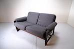Vintage Mid Century bank, Huis en Inrichting, Banken | Bankstellen, Ophalen, Hout, Gebruikt, 150 tot 200 cm