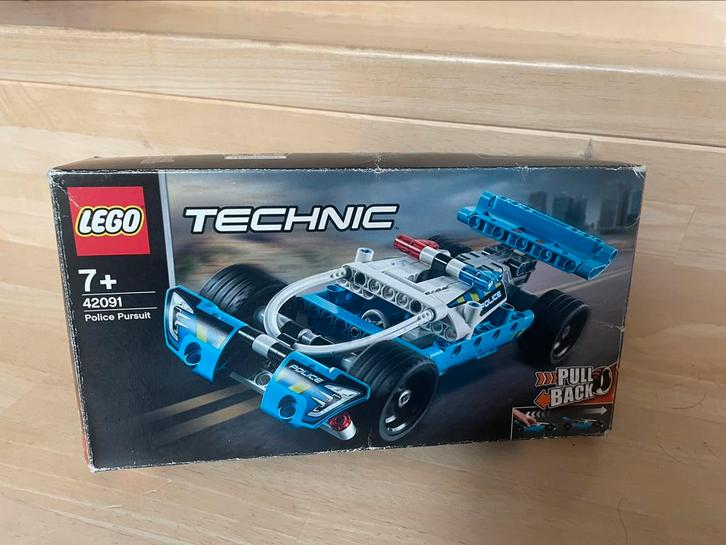 Lego Technic Politie Achtervolging, Kinderen en Baby's, Speelgoed | Duplo en Lego, Gebruikt, Lego, Complete set, Ophalen of Verzenden
