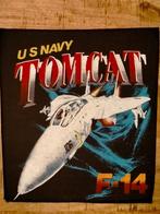 US Navy Tomcat F-14 vintage kleding backpatch embleem patch, Verzenden, Zo goed als nieuw