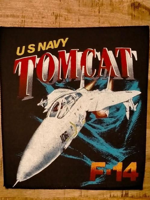 US Navy Tomcat F-14 vintage kleding backpatch embleem patch, Hobby en Vrije tijd, Naaien en Fournituren, Zo goed als nieuw, Verzenden