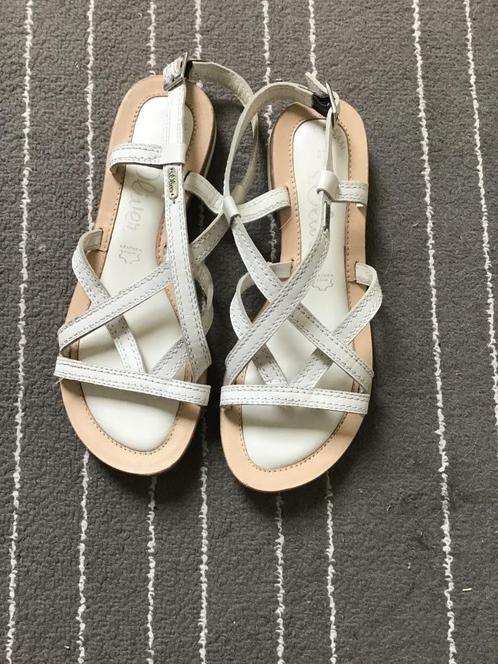 ALS NIEUW!! ‘s Oliver sandalen maat 37, Kleding | Dames, Schoenen, Zo goed als nieuw, Sandalen of Muiltjes, Wit, Verzenden