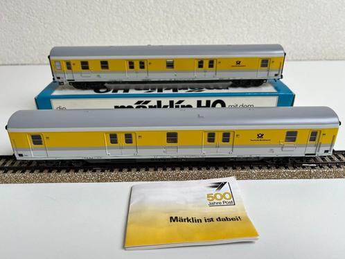 Märklin HO - 4279 - Postrijtuig DB    ---NIEUW---   2 stuks, Hobby en Vrije tijd, Modeltreinen | H0, Nieuw, Wagon, Wisselstroom