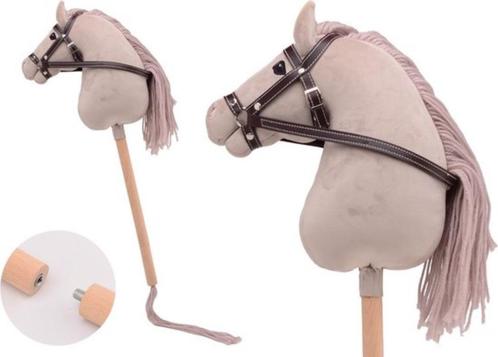 Holly Horse - Hobby paard de luxe met korte stok,ca. 80 cm, Kinderen en Baby's, Speelgoed | Hobbelfiguren, Nieuw, Ophalen of Verzenden