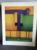 Print Daniel Kessler., Minder dan 50 cm, Gebruikt, 50 tot 75 cm, Ophalen of Verzenden
