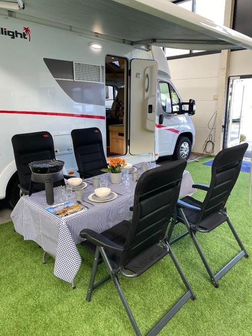 Kampeerstoel Crespo AP 237 Air-Deluxe (zwart), Caravans en Kamperen, Kampeermeubelen, Zo goed als nieuw, Campingstoel, Ophalen