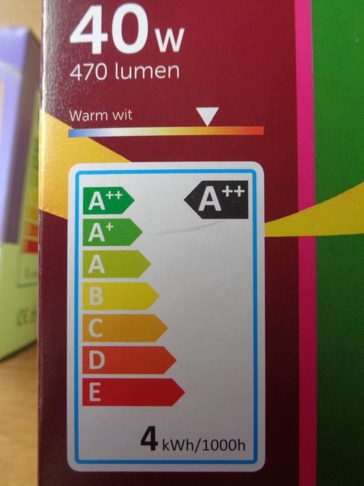2 LED lampen 40W 470 LM grote fitting E27 NIEUW!, Huis en Inrichting, Lampen | Losse lampen, Nieuw, Led-lamp, 30 tot 60 watt, E27 (groot)