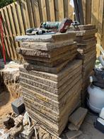 tuintegels 50x50cm en zand, Tuin en Terras, Ophalen, Gebruikt, 10 m² of meer, Beton