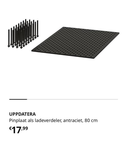 lade organizer UPPDATERA IKEA 80 cm, Huis en Inrichting, Keuken | Keukenbenodigdheden, Gebruikt, Ophalen of Verzenden