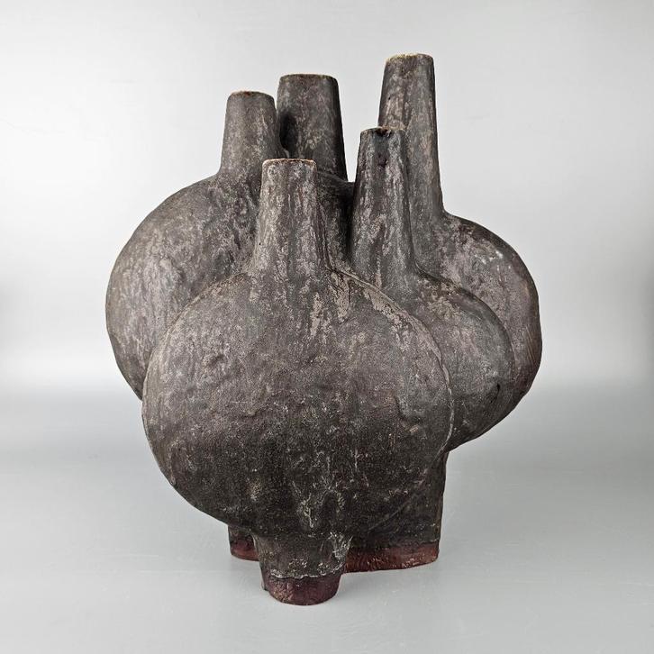 zeldzame vintage West-Duitse vaas Helmut Schaffenacker, 916, Antiek en Kunst, Antiek | Vazen, Ophalen of Verzenden