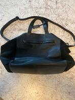 Zwarte Mart Visser Handtas leder en suede, Sieraden, Tassen en Uiterlijk, Tassen | Damestassen, Ophalen of Verzenden, Gebruikt