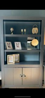 WOOOD Benson Open Kast Zwart nieuwprijs 600,- 200x115x37, Met plank(en), 100 tot 150 cm, 200 cm of meer, Nieuw