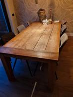 zeer mooie en robuuste teakhouten tafel 2.20m x 1m, Huis en Inrichting, Tafels | Eettafels, Ophalen, 200 cm of meer, 50 tot 100 cm