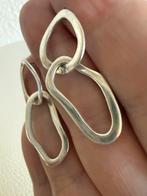 H138/Zilveren vintage SASB Zweden prachtige oorbellen, Gebruikt, Verzenden, X, Zilver