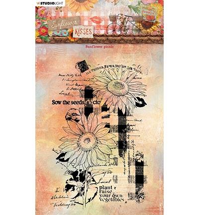 sunflower kisses stempel, Hobby en Vrije tijd, Stempelen, Verzenden, Nieuw, Clearstamp