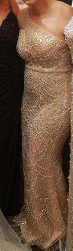 Galajurk, Kleding | Dames, Galajurk, Beige, Ophalen of Verzenden, Zo goed als nieuw