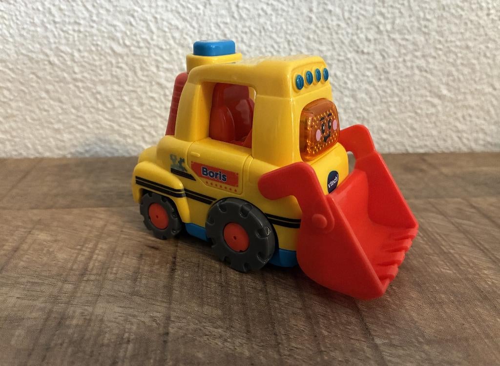 Vtech Toet Toet auto's Boris Bulldozer in PRIMA staat., Ophalen of Verzenden, Gebruikt, 6 maanden tot 2 jaar